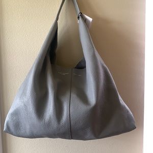 Kurt Geiger London Violet Leather Hobo Bag